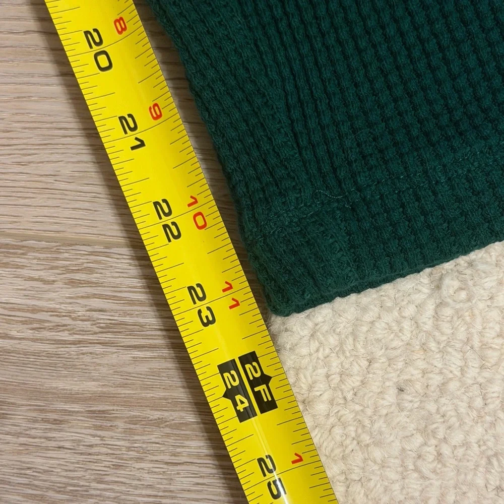 Donni Thermal Green Cropped Stripe Pants XXS - Picture 10 of 11